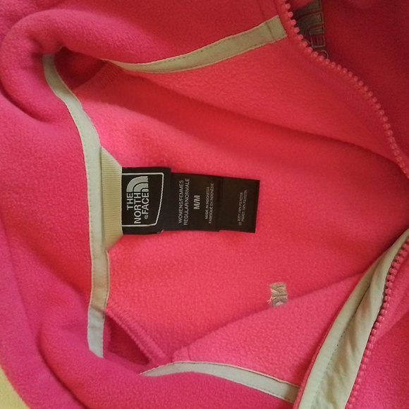 North Face Pink ladies fleece jacket Size M - Picture 6 of 6